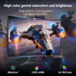 Z-Edge 27 inch Curved Gaming Monitor, QHD 1440P 165Hz 144Hz Curved 150... - Image 5