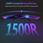 Z-Edge 27 inch Curved Gaming Monitor, QHD 1440P 165Hz 144Hz Curved 150... - Image 6