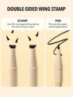 SHEGLAM Get Cunning Eye Stamp & Liner Pen 3 In 1 Waterproof Liquid Eyelin... - Image 4