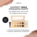 LORAC Unzipped Eyeshadow Palette, Matte And Glitter End - Image 4