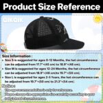 qikqik Child Baseball Cap Toddler Baseball Hat Toddler Ball Cap New child ... - Image 7