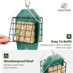Kingsyard Double Suet Feeder for Open air Hanging, Recycled Plastic Ta... - Image 4