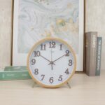 JUSTUP Fashionable Desk Clock, 8 Inch Easy Design Desk Clock for Dwelling ... - Image 4