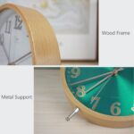 JUSTUP Fashionable Desk Clock, 8 Inch Easy Design Desk Clock for Dwelling ... - Image 6