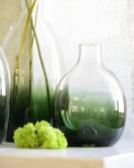 CONVIVA Trendy Inexperienced Vase Set, Glass Flower vases,Giant Ornamental Cen... - Image 5