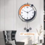 Ornamental Wall Clocks with Pendulum,Silent High quality Quartz Battery Ope... - Image 7