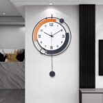 Ornamental Wall Clocks with Pendulum,Silent High quality Quartz Battery Ope... - Image 8