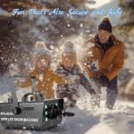800W Snow Machine with 6 LED Lights and Wi-fi Distant, Pretend Snow Mak... - Image 4