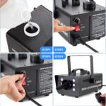 800W Snow Machine with 6 LED Lights and Wi-fi Distant, Pretend Snow Mak... - Image 5