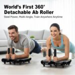 Improve Ab Curler Wheel Removable Stomach Wheel With 360° for Core ... - Image 3