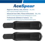 AceSpear Ankle Weights Units for Males Ladies Youngsters 1lb 2lb 3lb 4lb 5lb Leg... - Image 3