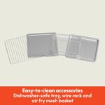 bella Air Fry Toaster Oven, 7 Preset Cooking Choices, Dishwasher-Protected ... - Image 6