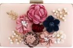 Comeon Floral Night Bag for Girls, Flower Night Clutch Purse Elega... - Image 3