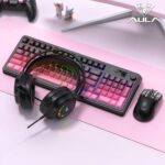 AULA S99 Professional Keyboard, Wi-fi Keyboards with Media Knob Customized RGB B... - Image 6