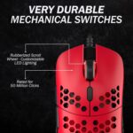 HK Gaming Mira M Extremely Light-weight RGB Gaming Mouse | Honeycomb Shell ... - Image 3