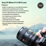 Sony FE 85mm f/1.4 GM II Lens for E-Mount Cameras | Full-Body Massive-A... - Image 4