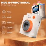 Wembley Children Prompt Print Digicam with Twin Lens, 48MP, 1080P HD, 2.4"... - Image 5