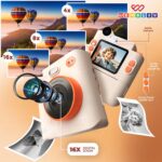 Wembley Children Prompt Print Digicam with Twin Lens, 48MP, 1080P HD, 2.4"... - Image 6