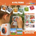 Wembley Children Prompt Print Digicam with Twin Lens, 48MP, 1080P HD, 2.4"... - Image 8