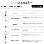 Bodyography Cream Eye Pencil, Black Walnut - Darkish Brown Picket Eyeline... - Image 3