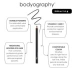 Bodyography Cream Eye Pencil, Black Walnut - Darkish Brown Picket Eyeline... - Image 8