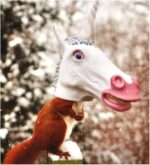 Mcphee Archie, Squirrel Feeder Unicorn Head - Image 4