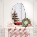 CASSILANDO Irregular Asymmetrical Mirror Wall Mounted, Distinctive Vainness M... - Image 5