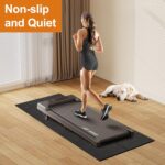 HOVSCO Foldable Treadmill Mat Non-Slip Train Bike Mat, 1/4" Thick, ... - Image 8