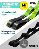 Stretching Strap with Loops - Non Elastic Stretch Band for Bodily Th... - Image 7