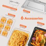 Kitchen within the field 32QT Further Giant Air Fryer Toaster Oven Combo, 21-i... - Image 8