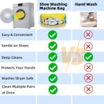 Shoe Washing Machine Bag Laundry Shoe Bag for Washer and Dryer Reusabl... - Image 6