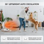 2 in 1 Heater Fan Combo, 1500W Transportable Area Heater with Adjustable T... - Image 4