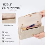 Clutch Purses for Ladies Night Bag Woman Lady Crossbody Purses for P... - Image 6
