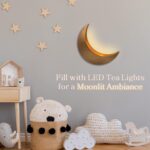 Wall Mounted Metallic Moon Planter - Hanging Crescent Pot for Succulents,... - Image 5