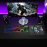 Keyboard and Mouse Gaming LED Wired Combo with Emitting Character Keyb... - Image 6