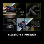 MSI MAG MT201D - Premium Heavy Obligation Twin Monitor Stand Arms, 17-45" Su... - Image 4