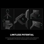 MSI MAG MT201D - Premium Heavy Obligation Twin Monitor Stand Arms, 17-45" Su... - Image 8