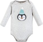Hudson Child baby-boys Cotton Lengthy-sleeve Bodysuits 5-pack - Image 7