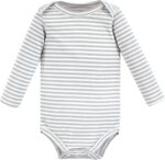 Hudson Child baby-boys Cotton Lengthy-sleeve Bodysuits 5-pack - Image 8