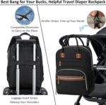 Diaper Bag Backpack for Ladies Giant Capability with Insulated Pockets Mu... - Image 5