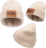 Father or mother-Youngster Beanie Hat,Mom & Child Daughter/Son Winter Heat Knit Ha... - Image 4