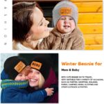 Father or mother-Youngster Beanie Hat,Mom & Child Daughter/Son Winter Heat Knit Ha... - Image 7