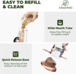 Kingsyard Steel Chook Feeders for Outside Hanging, Tube Chook Feeder wi... - Image 5