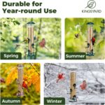 Kingsyard Steel Chook Feeders for Outside Hanging, Tube Chook Feeder wi... - Image 8