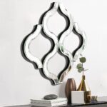 DMDFIRST Arc-Formed Ornamental Wall Mirror Silver 20"x20" Giant, Exqui... - Image 3