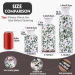 Inexperienced Ceramic Vase Set - 3 Chinoiserie Inexperienced Floral Vases, Farmhouse C... - Image 3