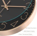 Silent Wall Clock 12 Inch Non-Ticking Wall Clocks Battery Operated for... - Image 5