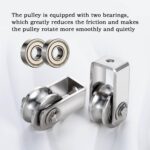 Cable Pulley Wheel for Rope with Ball Bearing, Clean No Noise, Wall M... - Image 5