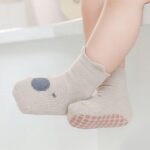 5 Pairs Child Little Children Anti-slip Socks Cotton non skid Ankle Socks A... - Image 3