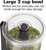 Hamilton Seashore Electrical Vegetable Chopper & Mini Meals Processor, 3-Cup... - Image 4